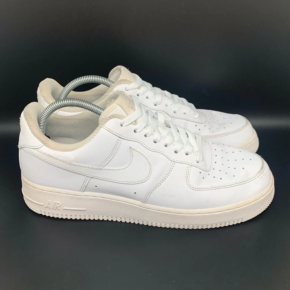 Nike Air Force 1‎ Low Triple White Shoes CW2288-111 Men Sz 10
